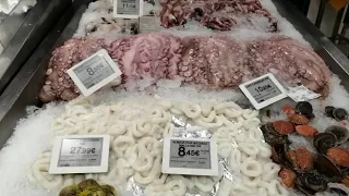 Большой выбор рыбы и морепродуктов на Тенерифе