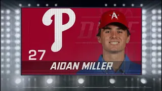 🚨BREAKING: Phillies Draft 3B/SS Aidan Miller 27th Overall🚨