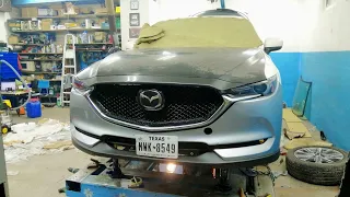 Mazda CX-5.  Подрамник поставил, морду набрал. Понедельник день тяжёлый(