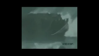 Man Surfs In Tsunami