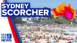 Severe heatwave intensifies across Sydney | 9 News Australia