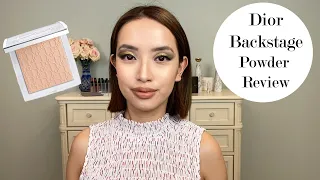 Dior Backstage Powder No Powder Review and All Day Wear Test