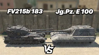 НА ЗАБИВ#149 | ЛЕГЕНДАРНАЯ БИТВА | БАБАХА против БОССА | FV215b 183 vs Jg.Pz. E 100