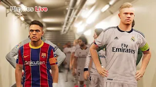 New Lineups & Kits 2020/21 - REAL MADRID vs BARCELONA - HAALAND vs L.MARTINEZ - PES 2020 Gameplay PC