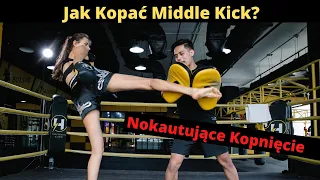 Middle Kick Lewą Nogą - Nauka Sztuk Walki - Podstawy - [Wojskowy Instruktaż] #shorts