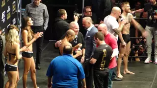 Jose Aldo vs Conor McGregor Weigh-In UFC 194 Live Las Vegas