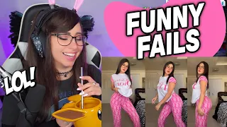 TRY NOT TO LAUGH WATCHING FUNNY FAILS VIDEOS #21 | Bunnymon REACTS