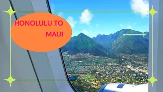 Microsoft Flight Simulator 2020 - Honolulu to Maui - Hawaiian Airlines A320 Neo - Full Flight