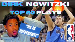 🔥GOATED! Dirk Nowitzki Top 50 Plays of his Career!! REACTION