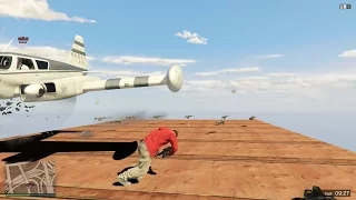 RUNNNN!!! (Planes Vs. Parachutes GTA 5 Funny Moments)