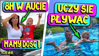 8H W SAMOCHODZIE 😮 Mamy dość! 😡 Noc w aucie?! 🌙 Mikołaj uczy się pływać Marivo Wakacyjny Vlog #45