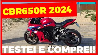 CBR650R 2024 I tested and BOUGHT! #cbr650r #honda #2024 #testride