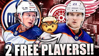 RED WINGS GET TWO GREAT PLAYERS FOR NOTHING FROM EDMONTON OILERS: KAILER YAMAMOTO & KLIM KOSTIN