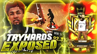 TRYHARD MASCOT PULLS UP ON MY GODLY 2 WAY BUILD!! | BEST 2 WAY SLASHING PLAYMAKER BUILD IN 2K20!!