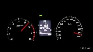 Subaru Forester 2013 2,0 Turbo XT - acceleration 0-220 km/h + top speed test