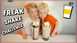 FREAK SHAKE CHALLENGE 🍨 ( met broer) | Lucilla Bellinga #83