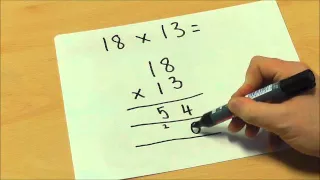 Year 5 Multiplication using the long method for 2, 2 digit numbers