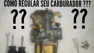 COMO REGULAR O CARBURADOR DE SUA MOTO????