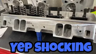 ProMaxx SBC 225cc CNC ported Shocker Heads Review With Real Flow Numbers