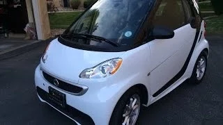 2014 Smart Fortwo Electric Drive (Start Up, In Depth Tour, and Review)