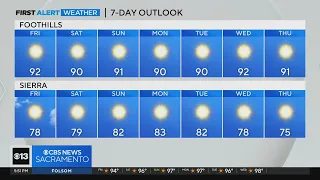 Thursday evening weather forecast - Aug. 24, 2023