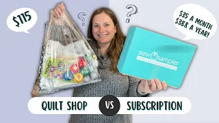 Sew Sampler January 2023 UNBOXING | Are Quilt Subscription Boxes Worth It!?