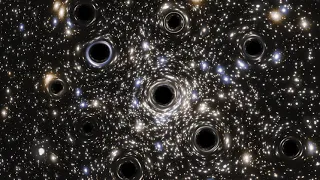 Artist’s Impression of the Black Hole Concentration in NGC 6397