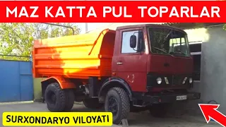 KATTA PUL TOPARLAR // MAZ YUK MASHINA NARXLARI 🇺🇿 // Surxondaryo Viloyatidan...