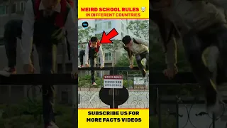 Weird School Rules in Different Countries #school #shorts