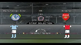 PES 6 - Manchester City vs Arsenal / PS2