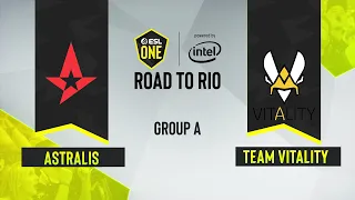 CS:GO - Astralis vs. Team Vitality [Nuke] Map 2 - ESL One: Road to Rio - Group A - EU