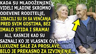 MLADOŽENjENI IZBACILI SIROTE MLADINE RODITELjE SA SVADBE. KAD IH JE MENADžER OSLOVIO SA "GAZDA..."