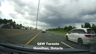 QEW Drive Through Hamilton, Ontario (July 31/23)