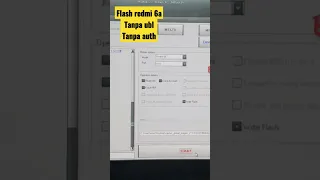 Flash redmi 6a tanpa ubl tanpa auth via mrt