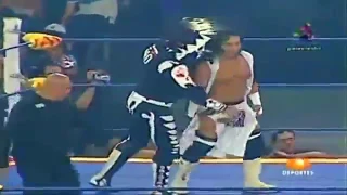 La Parka, Cibernético Y El Mesías Vs Hijo Del Perro Aguayo, Damian 666 Y L.A. Park (P2)