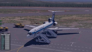 X-PLANE11/TU-154M Felis/ Мануал на примере полета UHMM - UHPP