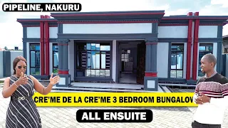 We Toured an Exquisitely Finished Home in Nakuru | 3 Bedroom All Ensuite Hidden Roof Bungalow