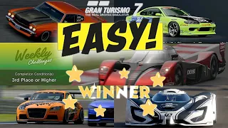 Dominate Gran Turismo 7 May Week-2 Weekly Challenges with These Winning Cars +Setups!