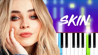 Sabrina Carpenter - Skin  | Piano Tutorial
