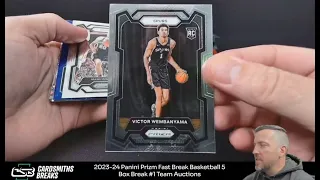 2023-24 Panini Prizm Fast Break Basketball 5 Box Break #1