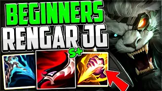 How to Play Rengar Jungle for Beginners & CARRY + Best Build/Runes Season 13 League of Legends