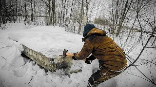 НОВЫЙ СПОСОБ ДОБЫЧИ МЕТАЛЛОЛОМА | МЕТАЛЛОКОПУ "ХАНА!" | ДОЛБЛЮ БЕТОН