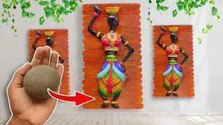 Awesome Tribal Art Using Normal Clay | Tribal Art | Wall Decor Craft