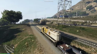 GTA 5 TRAIN MOD & TRAIN CRASH!