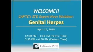 STD Expert Hour Webinar - Genital Herpes