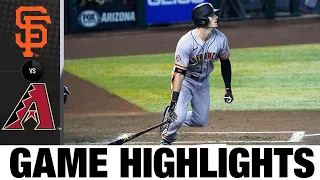 Giants pelt D-backs in 5-2 win | 8/29/20