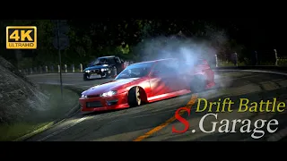 S14 vs M3(E46) Drift Battle #assettocorsa #racesimulator #4kgameplay #s14 #silvia #e46 #bmw #drift