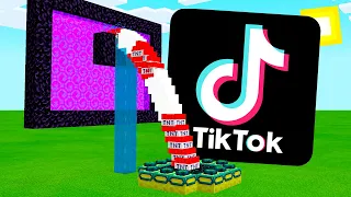 ✅ Testei os TIKTOKS mais VIRAIS de MINECRAFT (funcionam?!)