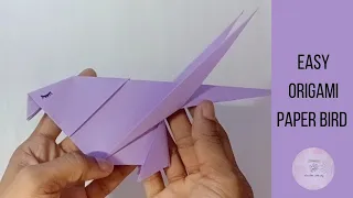 Easy diy origami paper bird || origami paper bird tutorial || how to make