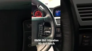 BMW E65 Vibration 80-110 km/h | KENO